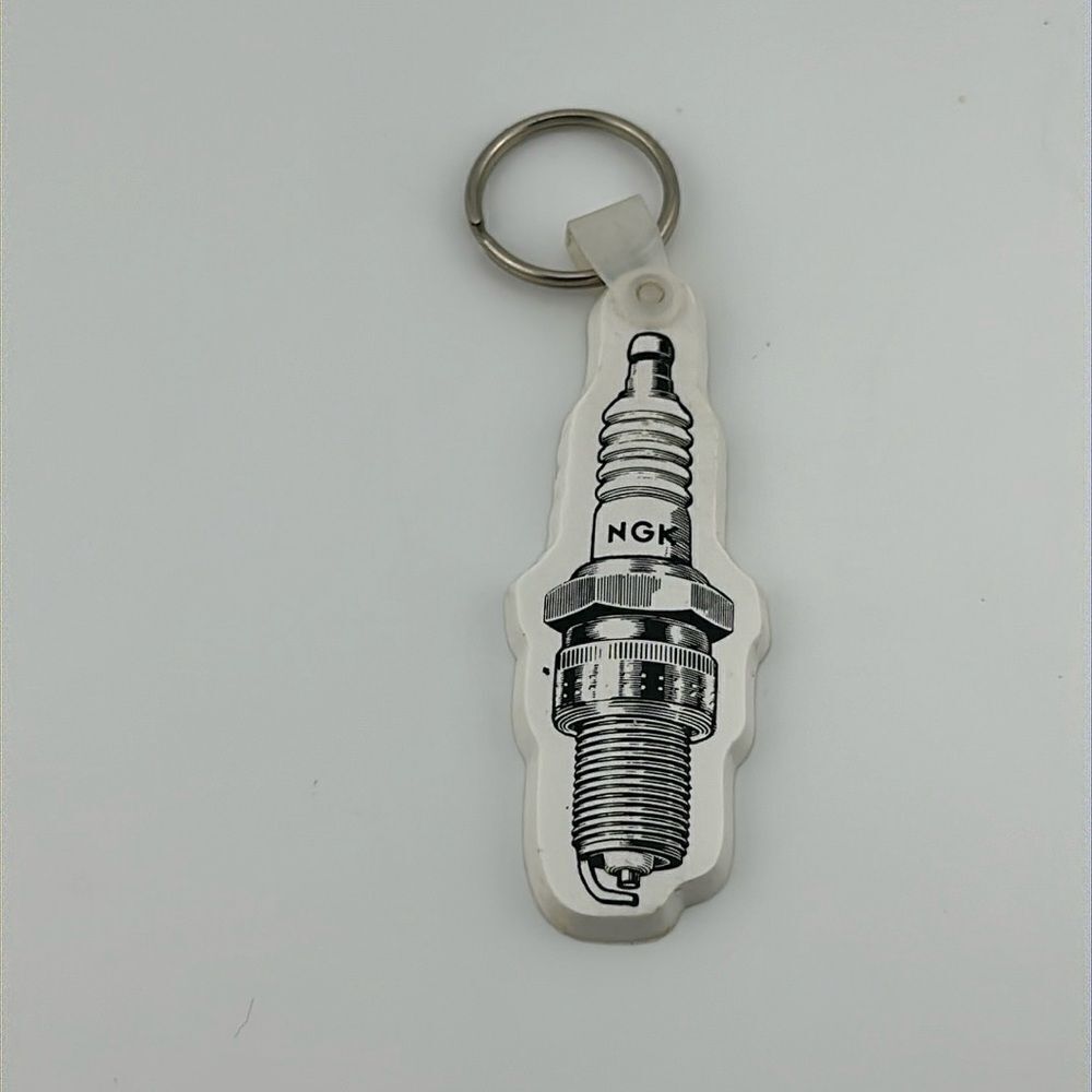 Vintage NGK Spark Plug key chain